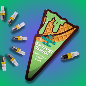 Ice Kream Hash Co. | Double Baked Cake | Live Rosin | 510 Cart | [.5g]