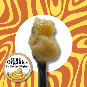 Ice Kream Hash Co. x True Organics | Bananaconda | Live Rosin | [1g]