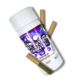 ICE KREAM HASH CO. | Feather & Lace | Rosin Infused Pre-Rolls | 3pk | [1.5g]