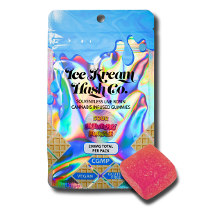 ICE KREAM HASH CO. | Sour Strawberry Lemonade | Gummy | [200mg]