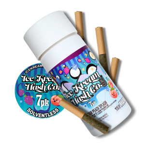ICE KREAM HASH CO. | Sour Peach Splash | Rosin Infused Pre-Rolls | 7pk | [3.5g]