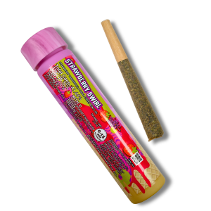ICE KREAM HASH CO. | Strawberry Swirl | Rosin Infused Pre-Roll | [1g]